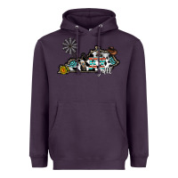 Plum ky yall western Heavyweight Hoodie - CowhideDigitalArt