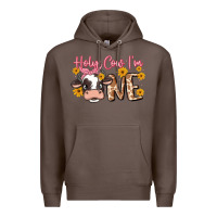 Coffee holy cow i'm one Premium Hoodie - MaliasSmallBusiness