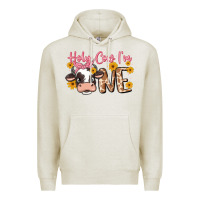 Oatmeal Heather holy cow i'm one Premium Hoodie - MaliasSmallBusiness