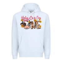White holy cow i'm one Premium Hoodie - MaliasSmallBusiness