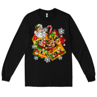 Black christmas cassette tapes Long Sleeve Tee - Zillion Design Studio