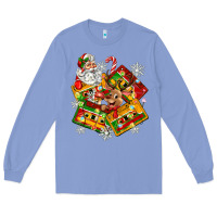 Colony Blue christmas cassette tapes Long Sleeve Tee - Zillion Design Studio