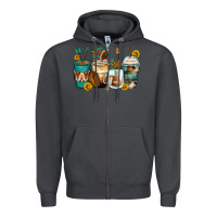 Smoke indian headdress coffee cups Zipper Hoodie - Zillion Design Studio