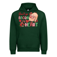 Forest Green don't go bacon my heart Urban Hoodie - MaliasSmallBusiness