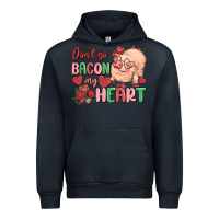 Navy don't go bacon my heart Urban Hoodie - MaliasSmallBusiness