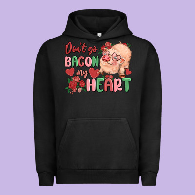 Don't Go Bacon My Heart Urban Hoodie Designed By Maliassmallbusiness