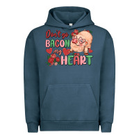 Pigment Midnight Navy don't go bacon my heart Urban Hoodie - MaliasSmallBusiness