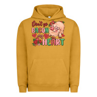 Pigment Peanut Butter don't go bacon my heart Urban Hoodie - MaliasSmallBusiness
