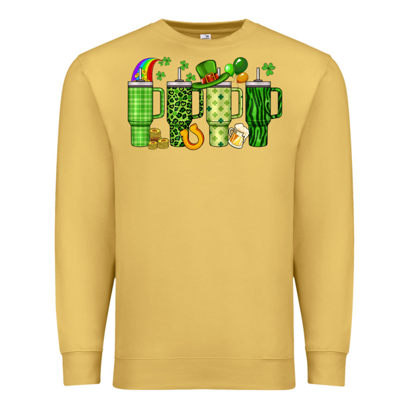 Obsessive Cup Disorder St Patrick S Day Premium Sweatshirt by Artiststas | Teevron