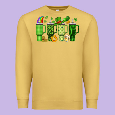Obsessive Cup Disorder St Patrick S Day Premium Sweatshirt Designed By Artiststas