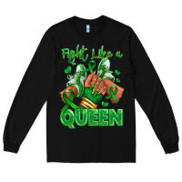 Black green ribbon liver cancer afro girl sneakers Long Sleeve Tee - RanaPortraitStore