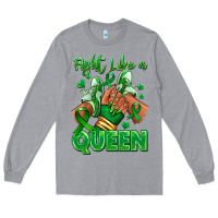 Heather Grey green ribbon liver cancer afro girl sneakers Long Sleeve Tee - RanaPortraitStore