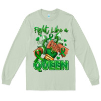 Matcha green ribbon liver cancer afro girl sneakers Long Sleeve Tee - RanaPortraitStore