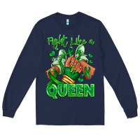 Navy green ribbon liver cancer afro girl sneakers Long Sleeve Tee - RanaPortraitStore
