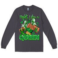 Smoke green ribbon liver cancer afro girl sneakers Long Sleeve Tee - RanaPortraitStore