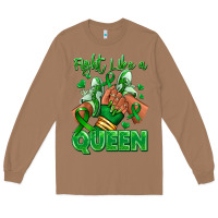 Toasted Coconut green ribbon liver cancer afro girl sneakers Long Sleeve Tee - RanaPortraitStore