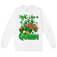 White green ribbon liver cancer afro girl sneakers Long Sleeve Tee - RanaPortraitStore