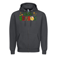 Smoke 'tis the season softball christmas Zipper Hoodie - RanaPortraitStore