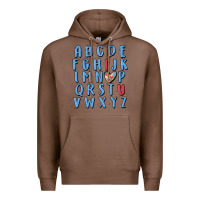 Chestnut alphabet autism awareness Premium Hoodie - MaliasSmallBusiness
