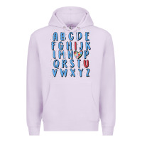Lilac alphabet autism awareness Premium Hoodie - MaliasSmallBusiness