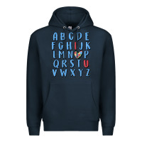 Navy alphabet autism awareness Premium Hoodie - MaliasSmallBusiness