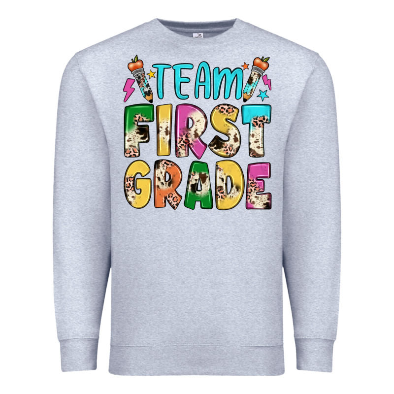 Team First Grade Premium Sweatshirt by JahusDesignShop | Teevron