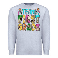 Heather Grey team first grade Premium Sweatshirt - JahusDesignShop