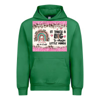 Emerald it takes a big to shape little minds Urban Hoodie - MaliasSmallBusiness