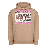 Pigment Burro it takes a big to shape little minds Urban Hoodie - MaliasSmallBusiness