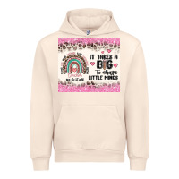 Sandshell it takes a big to shape little minds Urban Hoodie - MaliasSmallBusiness