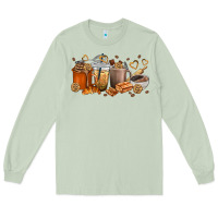 Matcha cookie coffee cups Long Sleeve Tee - texasbilliewilder