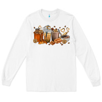 White cookie coffee cups Long Sleeve Tee - texasbilliewilder