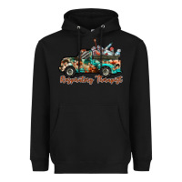 Black respiratory therapist truck Heavyweight Hoodie - RacoonDesign