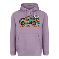Lavender respiratory therapist truck Heavyweight Hoodie - RacoonDesign