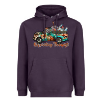 Plum respiratory therapist truck Heavyweight Hoodie - RacoonDesign