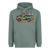 Sage respiratory therapist truck Heavyweight Hoodie - RacoonDesign