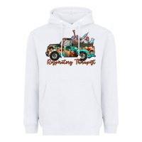 White respiratory therapist truck Heavyweight Hoodie - RacoonDesign