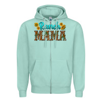 Seafoam ranch mama Zipper Hoodie - texasbilliewilder