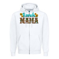 White ranch mama Zipper Hoodie - texasbilliewilder
