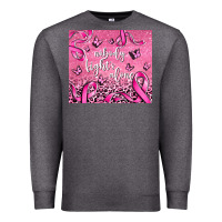 Charcoal Heather nobody fights alone Premium Sweatshirt - AdoDesignShop