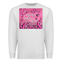 Oatmeal Heather nobody fights alone Premium Sweatshirt - AdoDesignShop
