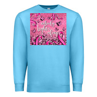 Ocean Blue nobody fights alone Premium Sweatshirt - AdoDesignShop