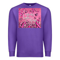 Purple nobody fights alone Premium Sweatshirt - AdoDesignShop