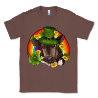 Chestnut st patricks day baby cow shamrock rainbow gold Classic Tee - RanaPortraitStore
