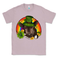 Lilac st patricks day baby cow shamrock rainbow gold Classic Tee - RanaPortraitStore