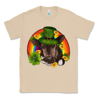 Mushroom st patricks day baby cow shamrock rainbow gold Classic Tee - RanaPortraitStore