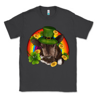 Smoke st patricks day baby cow shamrock rainbow gold Classic Tee - RanaPortraitStore