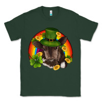 Sports Green st patricks day baby cow shamrock rainbow gold Classic Tee - RanaPortraitStore
