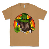 Toasted Coconut st patricks day baby cow shamrock rainbow gold Classic Tee - RanaPortraitStore