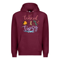 Tanned And Tipsy Premium Hoodie | Teevron